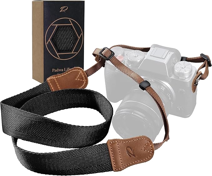 Padwa Lifestyle Black Camera Strap by PadwaLifestyleCameraStrap