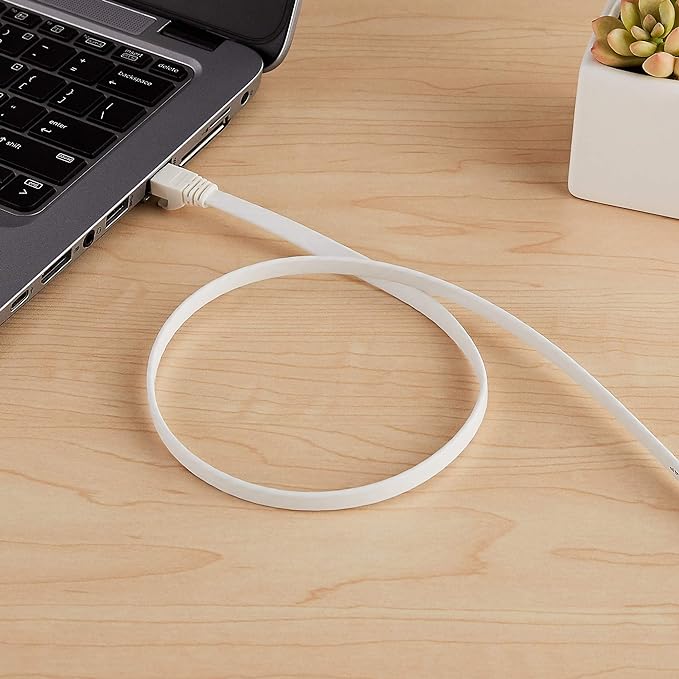 Amazon Basics RJ45 Cat 7 Ethernet Patch Cable, Includes 25 Nails, 100 Foot - Image 5