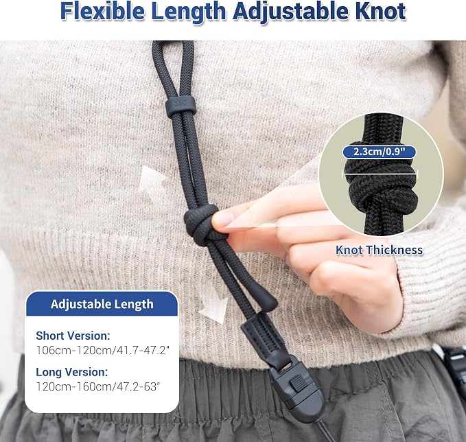Blue Minimalist Denim lifestyle Camera Shoulder Neck Strap - Image 5