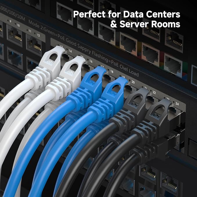 Cable Matters 10Gbps 5-Pack Snagless Shielded Cat 6A Ethernet Cable - 7ft - Image 8