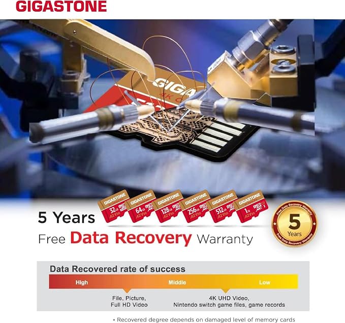 【for Switch 1 Only】 GIGASTONE 1TB Micro SD Card, 4K Game Pro, MicroSDXC Memory - Image 9
