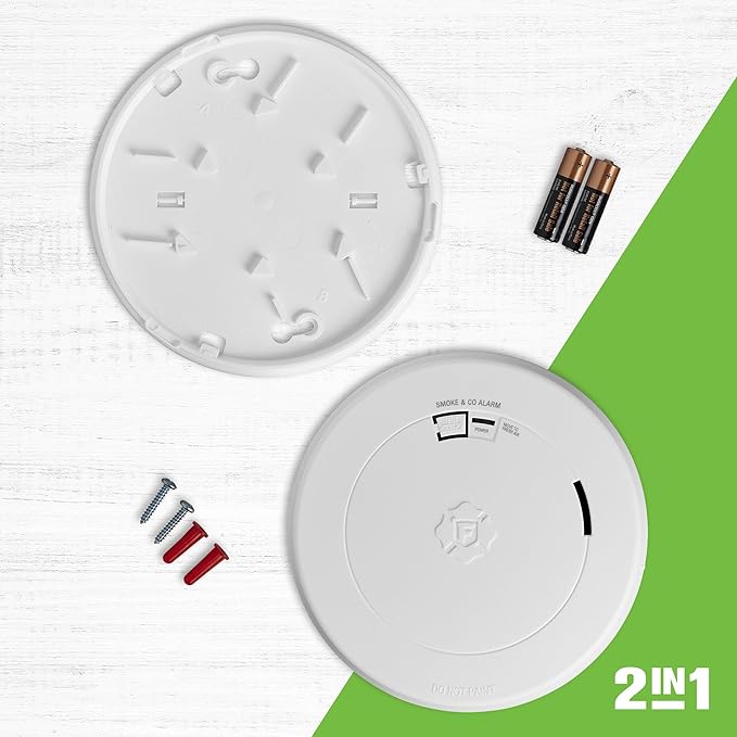 First Alert Combination Smoke & Carbon Monoxide Alarm, Battery-Operated Detector - Image 3