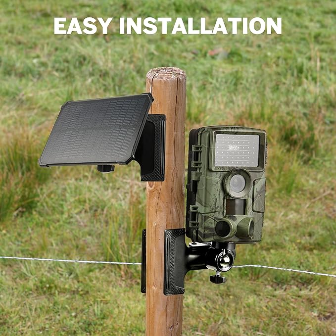Trail Camera Clip Mount, 2 Pack Tracking Camera Bracket, 360 Rotatable - Image 3