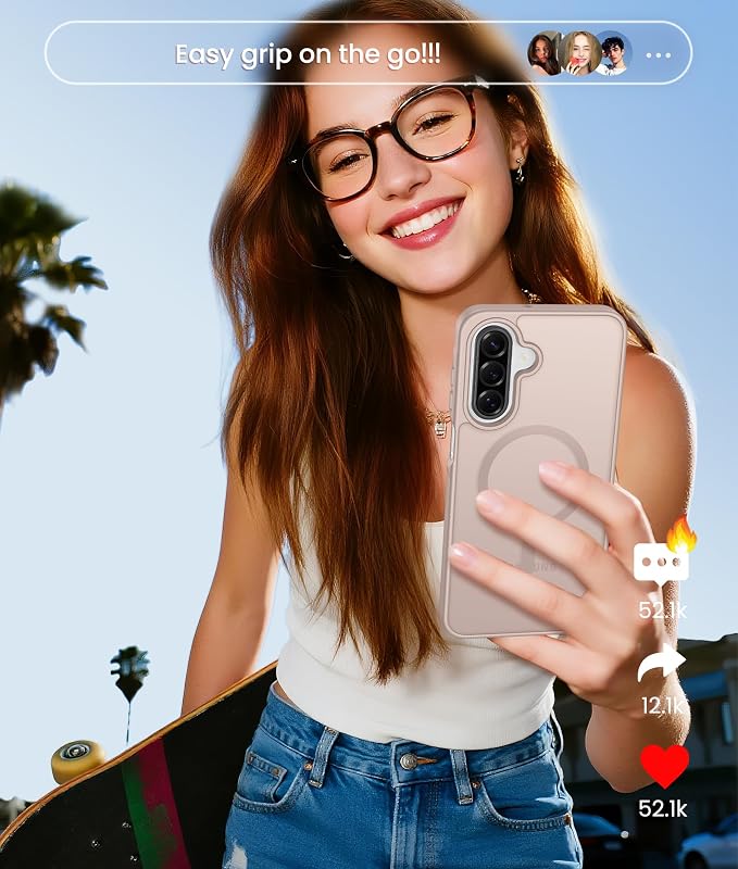 FNTCASE for Galaxy A17/A16 5G Phone Case: for Samsung A17 Cases Matte - Image 8