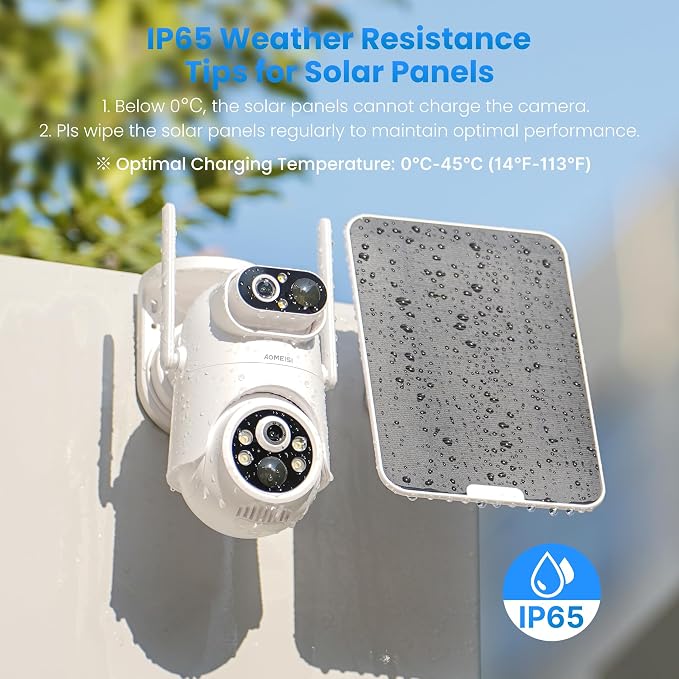 Eseecloud 4-Cam Kit, Dual Lens Solar Security Camera Wireless Outdoor System - Image 10