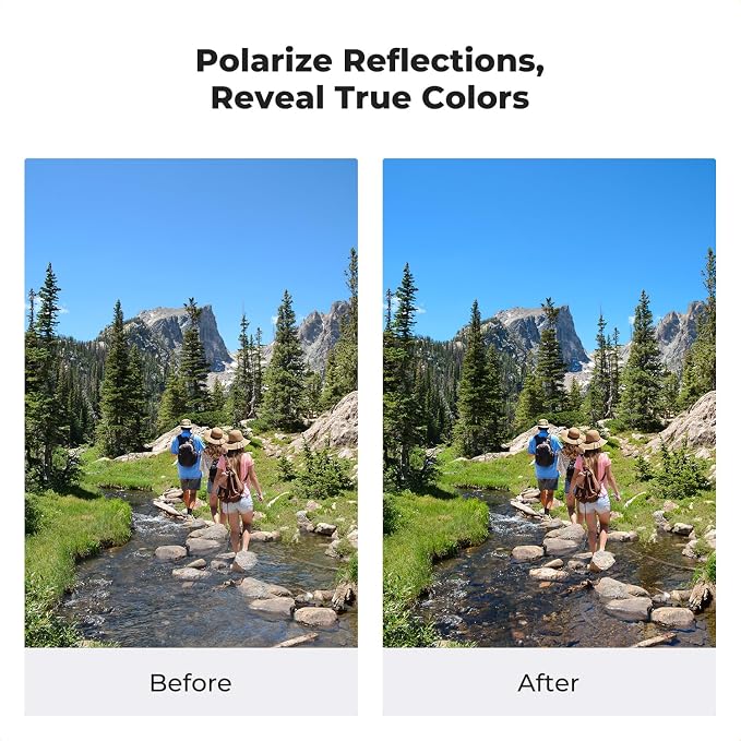 K&F CONCEPT Magnetic 67mm Circular Polarizers Filter - Image 3