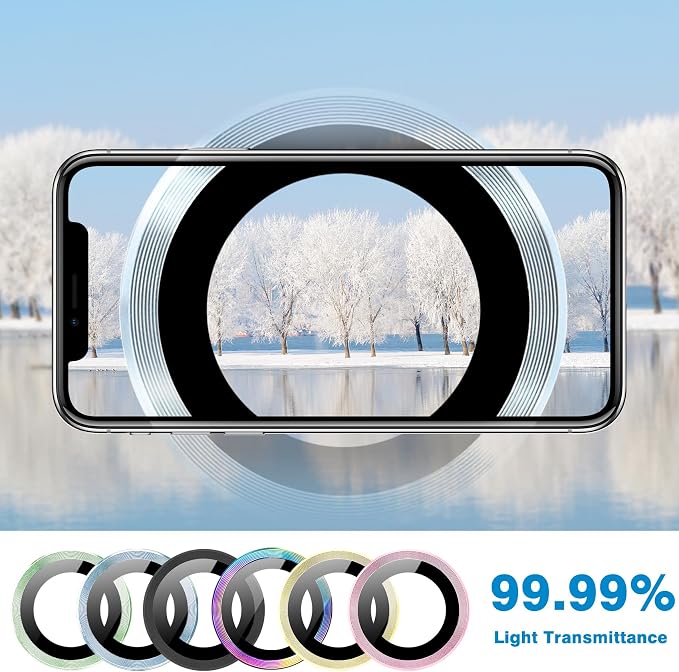 Compatible with iPhone 15 and 15 Plus Camera Lens Protector, Anti-Scratch Lens - Image 3