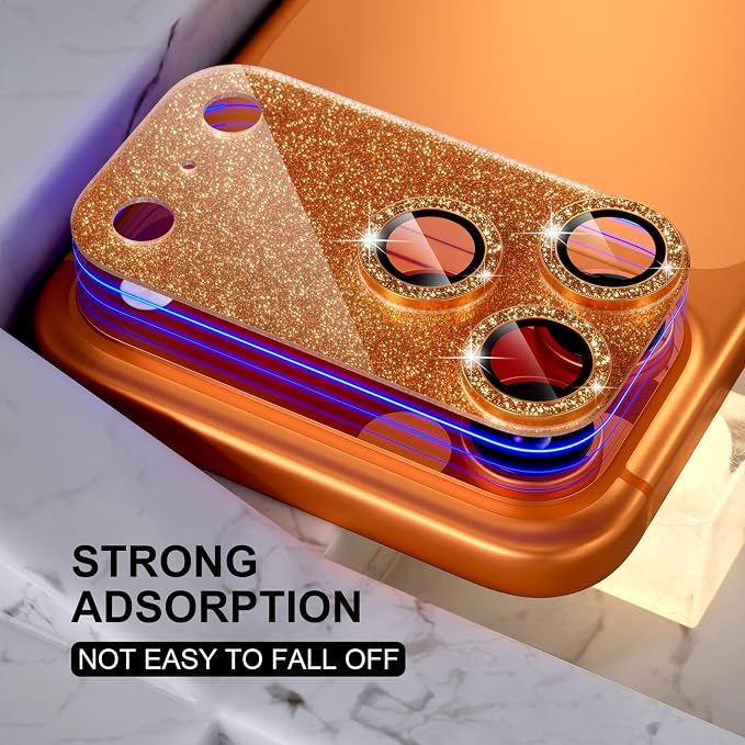 Choiche Compatible for iPhone 17 Pro Camera Lens Protector, Bling Camera Cover - Image 5