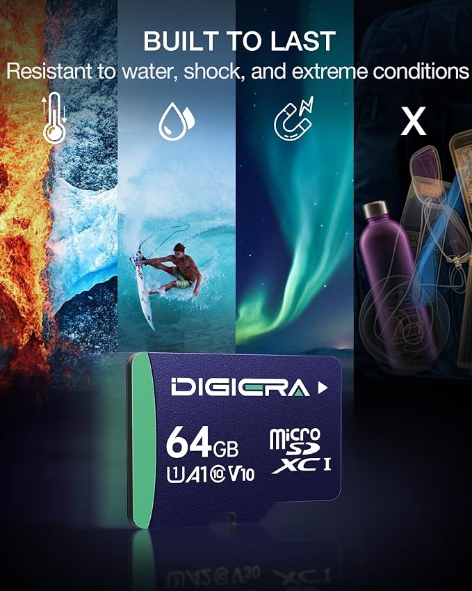 DIGIERA 64GB CT100 microSDXC UHS-I Memory Card - Image 8