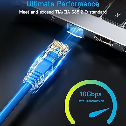 Cat6 Ethernet Patch Cable 7 ft, Cat6 - Image 2