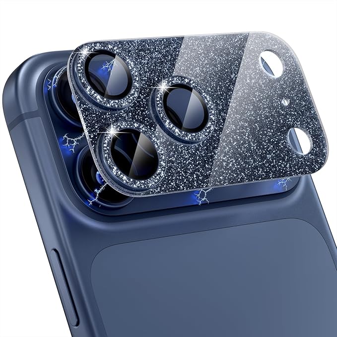 Choiche Compatible for iPhone 17 Pro Max Camera Lens Protector, Bling Camera by Choiche
