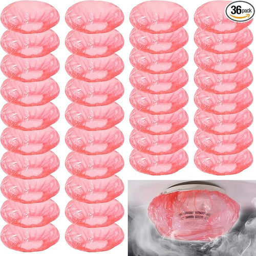36 Pcs Red Thicken Plastic Smoke Detector Covers by Unknown
