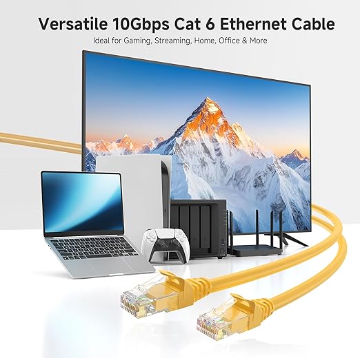 Cable Matters 10Gbps Snagless Cat 6 Ethernet Cable - 25ft - Image 2