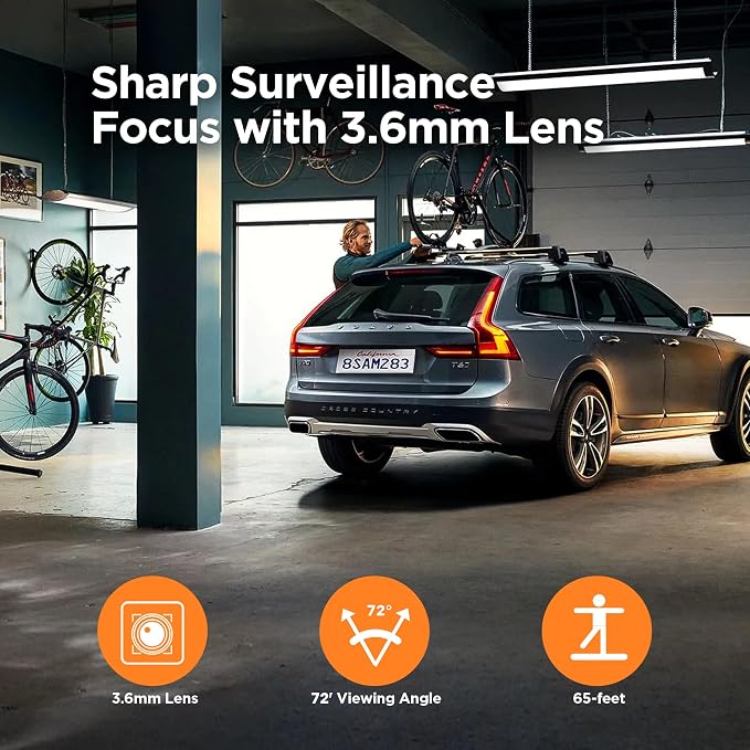 TIGERSECU 1080P Long Range Bullet Security Camera - Image 4