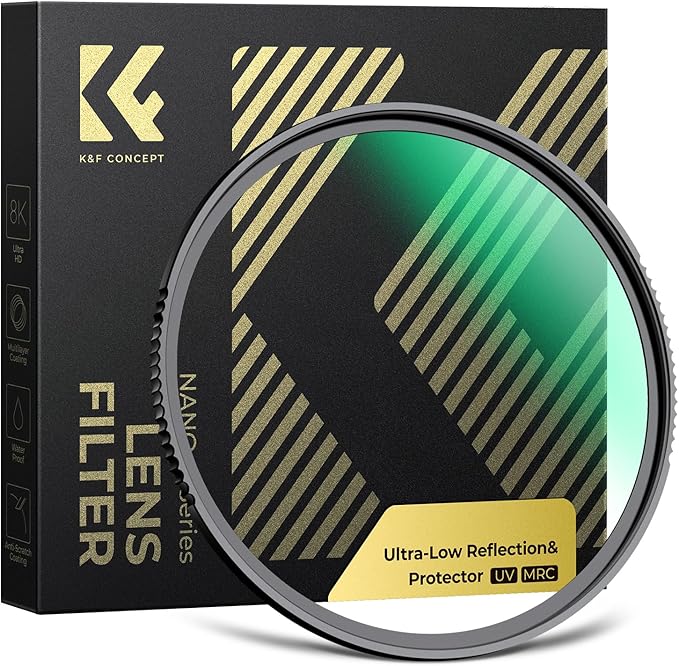 K&F CONCEPT 52mm Shockproof & Ultra Low Reflectivity MCUV Lens Protection Filter by KFCONCEPT