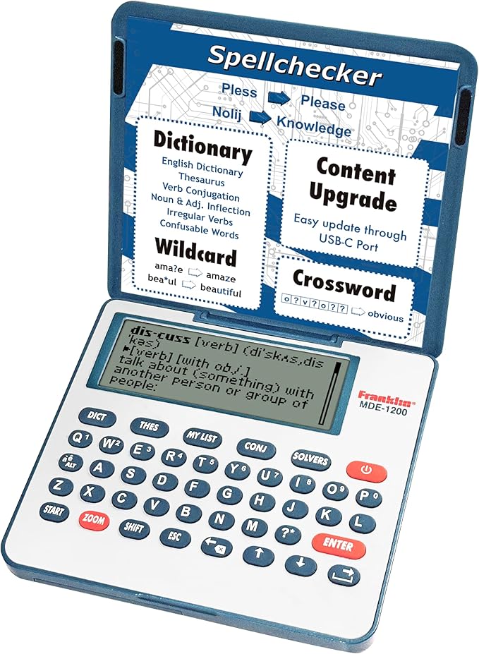 Franklin MDE-1200 Electronic Dictionary and Thesaurus – English Dictionary by Unknown
