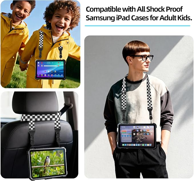 Adjustable iPad Strap:Comfortable Nylon Neck Strap Lanyard - Image 5