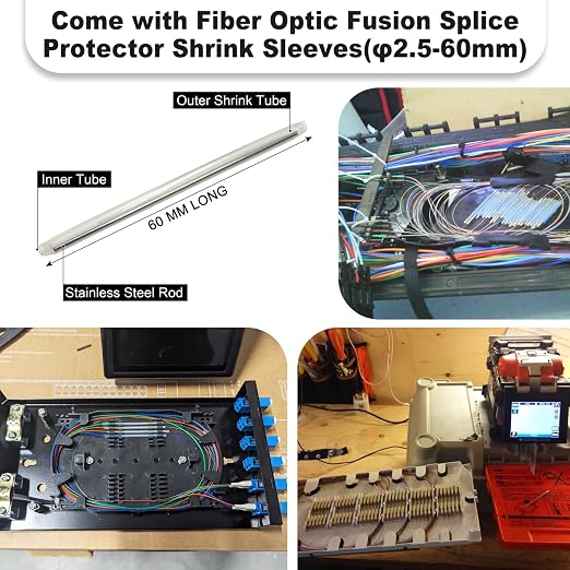 6 Strand Multimode OM1 62.5/125 ST-UPC Fiber Pigtail, ST OM1 Fiber Optic Pigtail - Image 4