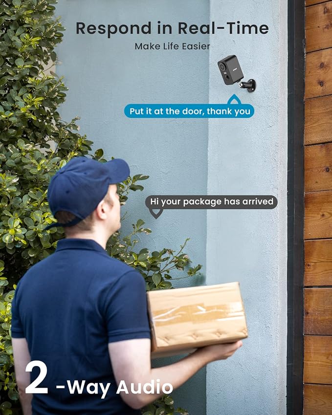 Solar Security Cameras Wireless Outdoor, ieGeek 2 Pack 2K WiFi Battery Camera - Image 7
