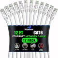 Maximm Cat 6 Ethernet Cable 12 Ft, Cat6 Cable, LAN Cable, Internet Cable by MaximmCable