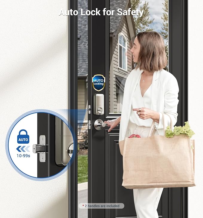 Veise Fingerprint Door Lock - Image 5