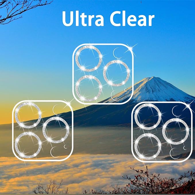 Dengduoduo 3 Pack Tempered Glass Camera Lens Protector - Image 3