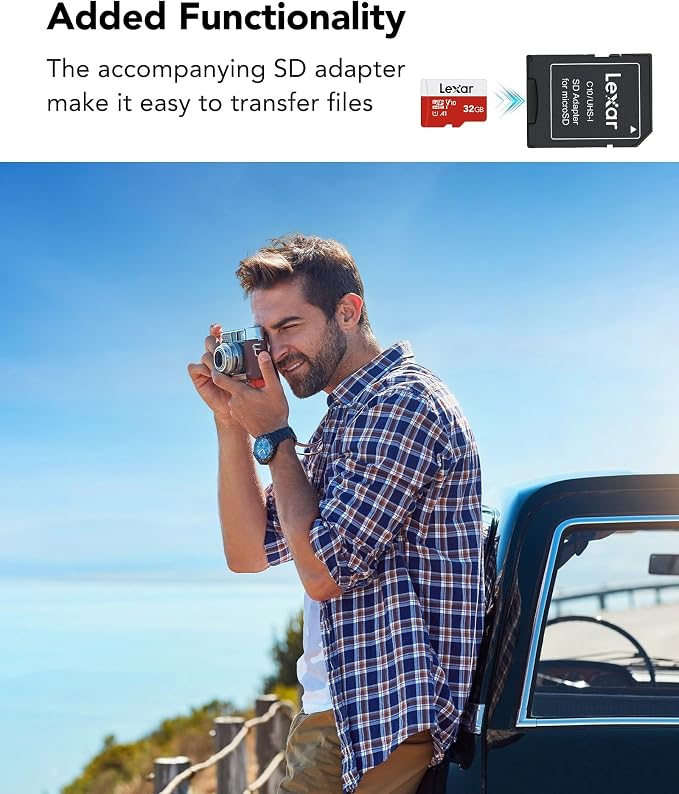 Lexar E-Series 32GB Micro SD Card, microSDHC UHS-I Flash Memory Card - Image 6