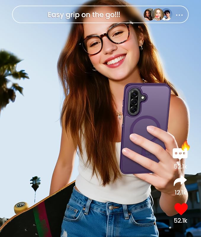 FNTASE for Galaxy A17/A16 5G Phone Case: for Samsung A17 Cases Matte - Image 8