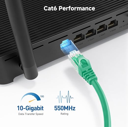 Cable Matters 10Gbps Snagless Cat 6 Ethernet Cable - 6ft - Image 3