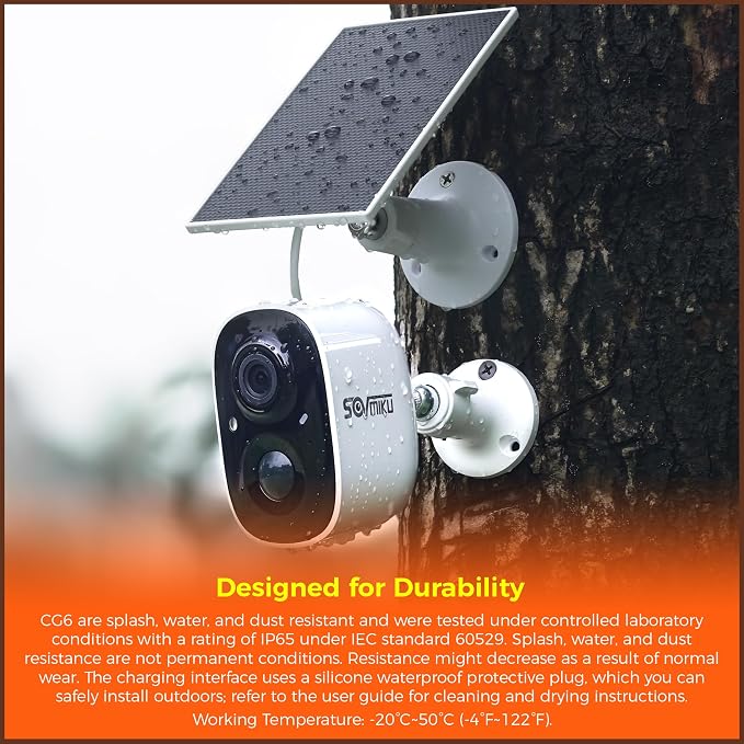 Vicohome 4CG6 Best 2K Solar Security Camera Wireless Outdoor System, No NVR - Image 8