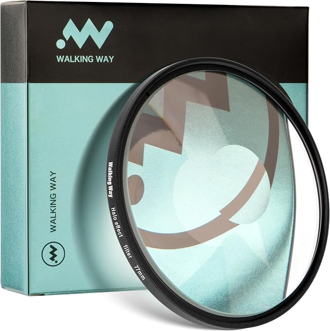 Walking Way 58MM Whirlpool Camera Effects Filter, Tunnel Vision Spiral Halo by WalkingWay
