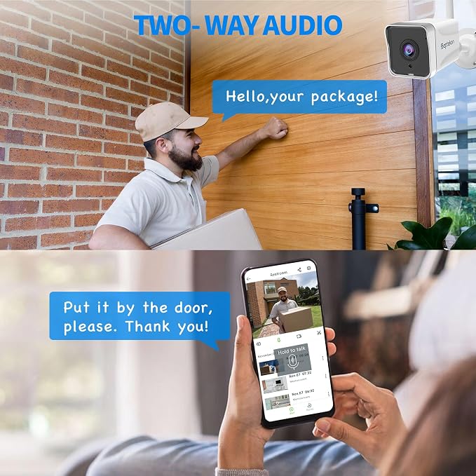 Septekon 4 Pack Outdoor Security Camera 2K，WiFi Cameras - Image 6