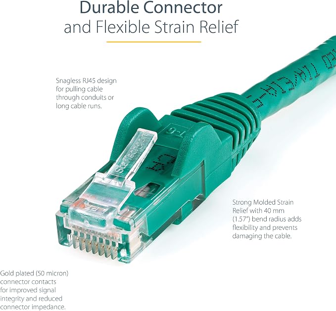 StarTech 12ft CAT6 Ethernet Cable - Image 3