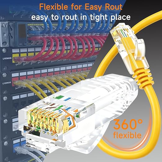Cat6 Ethernet Patch Cable 3 ft, Cat6 Patch Cable - Image 3