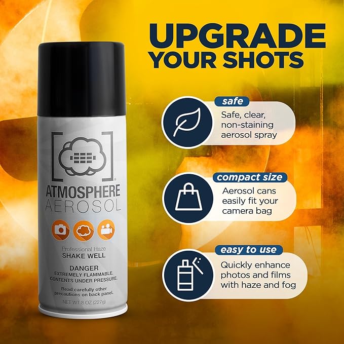 4 Pack Atmosphere Aerosol Haze/Fog Spray - Image 3