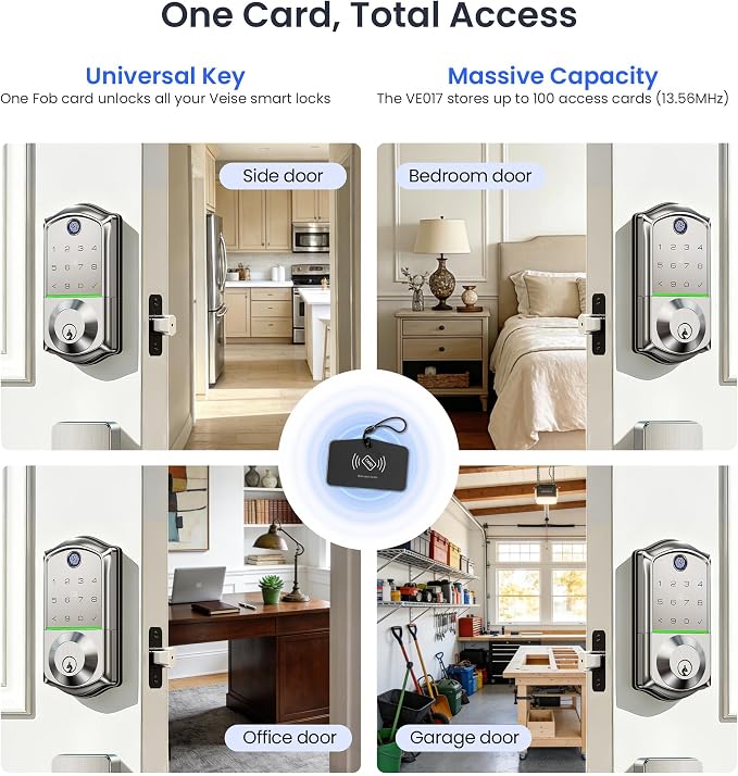 Veise VE017-B Fingerprint Smart Lock - Image 13