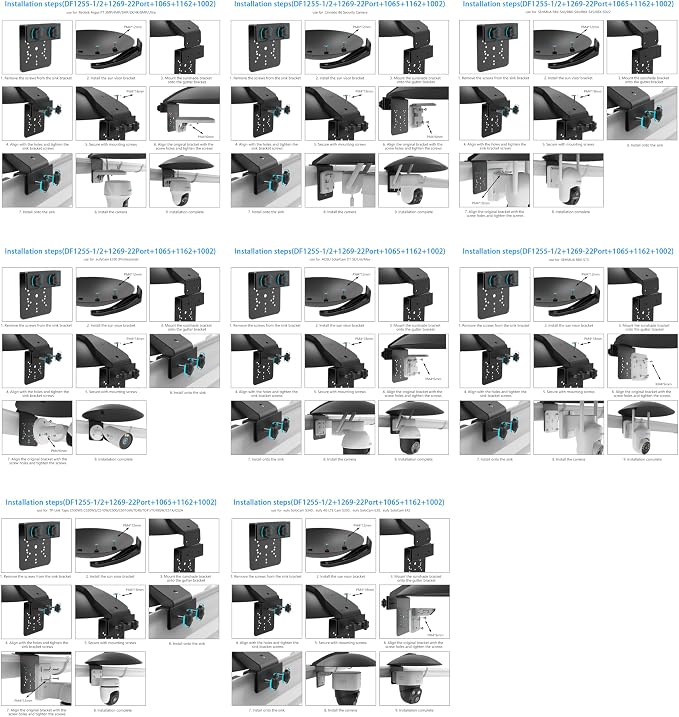 2 in 1 Security Camera Sun Rain Cover - Image 5