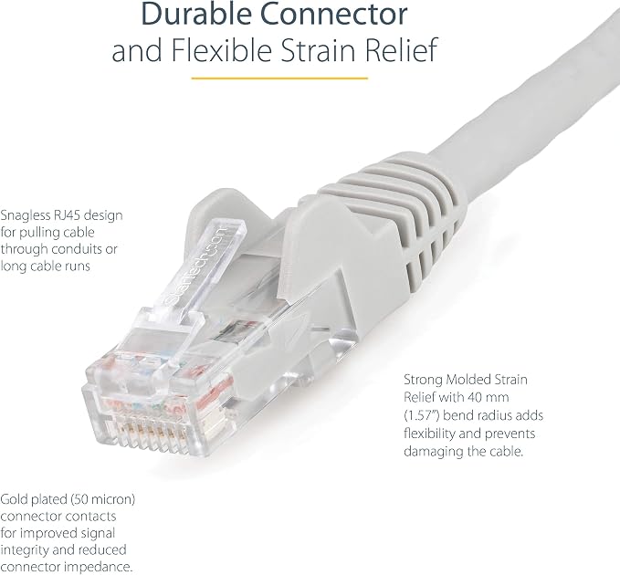 StarTech.com 30ft CAT6 Ethernet Cable - Image 5