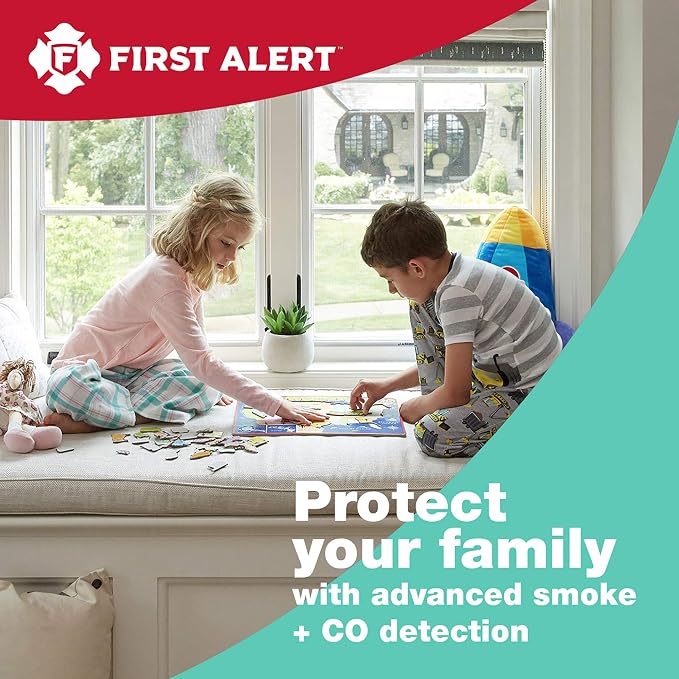 First Alert BRK SC9120B-6 Hardwired Smoke and Carbon Monoxide Detector - Image 2