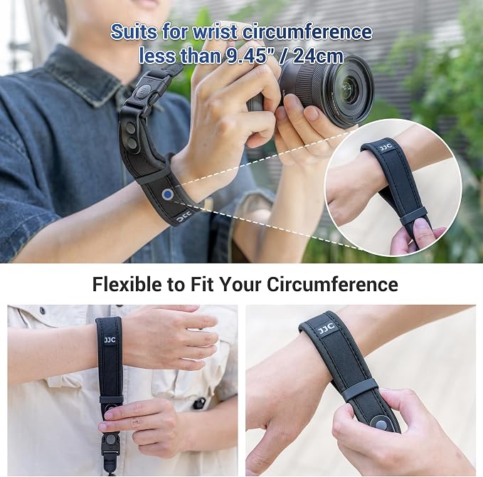 JJC Updated Soft Camera Hand Strap Wrist Strap - Image 3