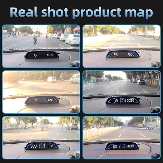 MH Heads Up Display for Car, Digital GPS Speedometer, 5.5 inch HUD GPS Speed - Image 5