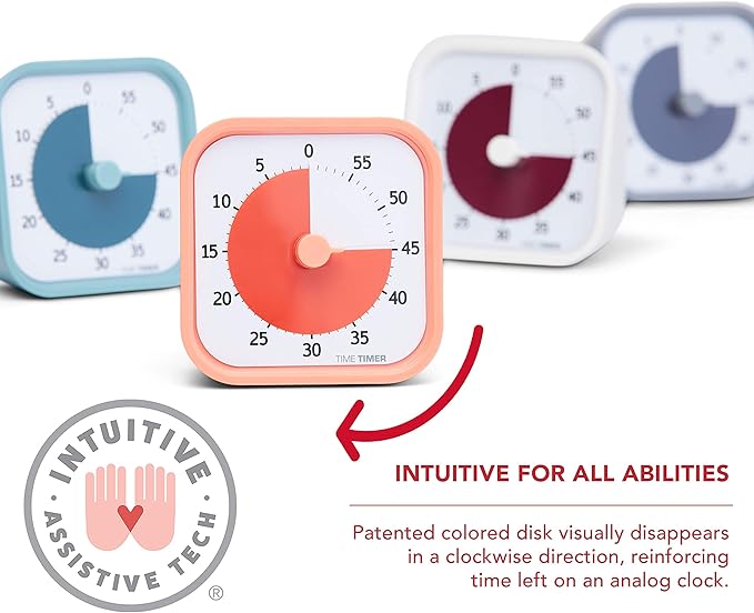 TIME TIMER Home MOD – 60-Minute Visual Timer, Homeschool Supplies Study Tool - Image 4