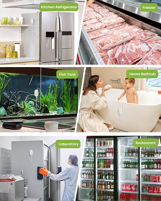 MOCREO WiFi Refrigerator Thermometer, Remote Email & App Alert, 2 Years Data - Image 9