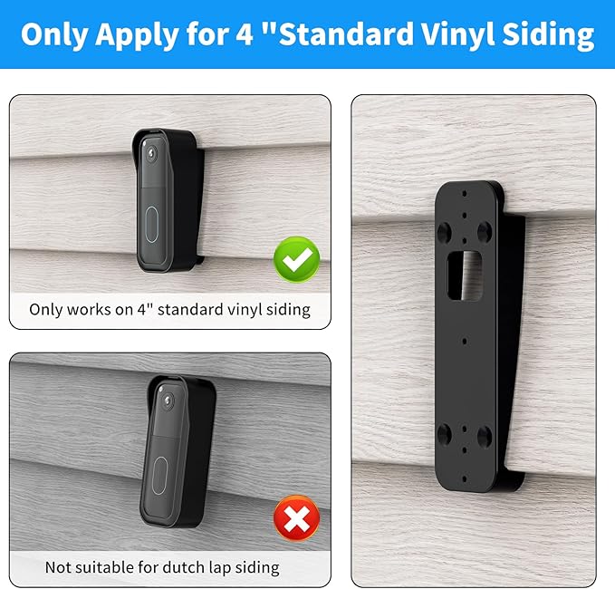 Blink Doorbell Vinyl Siding Mount and Waterproof Door Case, Fit - Image 2