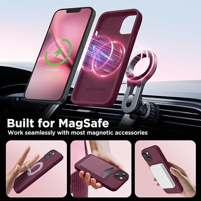 GolbinBox Magnetic for iPhone 13 Case & iPhone 14 Case, Compatible - Image 4