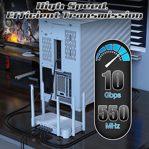 1 Foot Cat6 Patch Cables, Solid Pure Copper Patch Cord, Cat 6 Ethernet Cable - Image 4