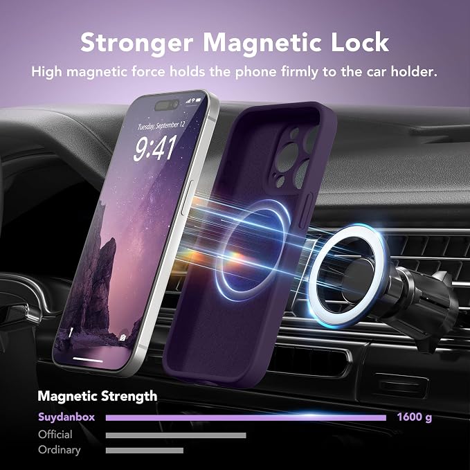 Magnetic for iPhone 15 Pro Case, Compatible - Image 3
