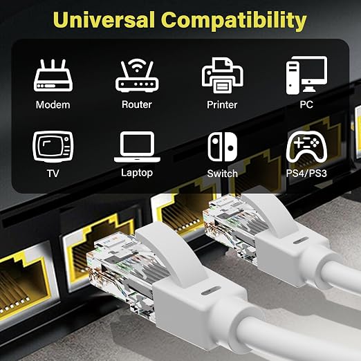 Ethernet Cable 50ft For Cat6/Cat5E, 10Gbps Compatible - Image 6