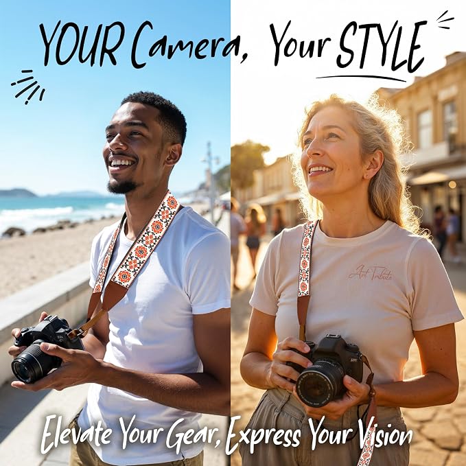 Camera Strap for All DSLR and Mirrorless Camera Including Binoculars. Neck - Image 2