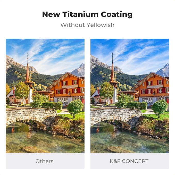 K&F CONCEPT 77mm Magnetic 1s Swap 5-Pack: CPL + VND2-32 + Black Diffusion 1/4 + - Image 7